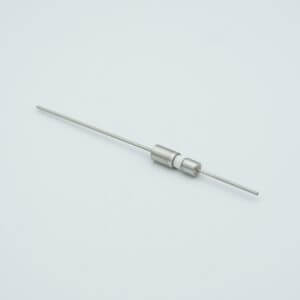 Power Feedthrough, 2000 Volts, 1 Amp, 1 Pin, 0.050" Stainless Steel Conductor, 0.247" Dia Nickel Adapter
