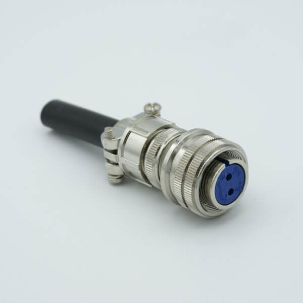 MS Series Air-Side Connector, 2 Pins, 700 Volts, 28 Amps Per Pin, Accepts 0.092" or 0.094" Dia. Pins
