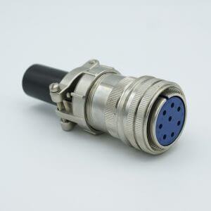 MS Series Air-Side Connector, 8 Pins, 700 Volts, 23 Amps Per Pin, Accepts 0.092" or 0.094" Dia. Pins