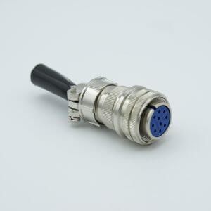 MS Series Air-Side Connector, 5 Pair Thermocouple, Type E, Accepts 0.056" Dia. Pins