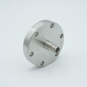 Flange 2.75" CF Vac Side MPF Water Cooled Feed Through Diameter .75" 