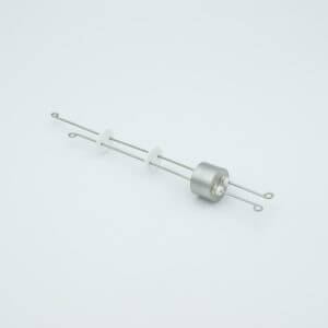 Thermocouple Feedthrough, Type N, 1 Pair, Screw-type Connector, 0.75" Dia Stainless Steel Weld Adapter