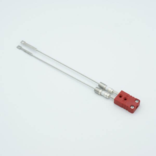 Thermocouple Feedthrough, Type C, Single-leg Pair with Miniature Connector, 0.25" Dia Weld Adapter