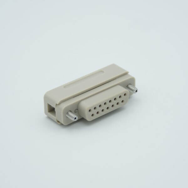 Subminiature D-type Connector, 15 Pins, In-Vacuum, Female Pins