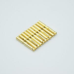 Crimp Connectors, Beryllium-Copper alloy, 0.050" Dia Pin, Package of 10