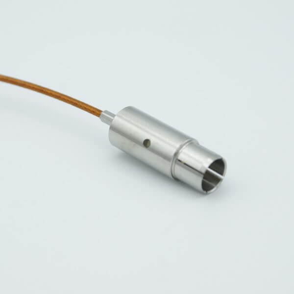 Coaxial Cable Assembly, In-Vacuum, Grounded Shield BNC Connector, 50 Ohm Coaxial Cable w/ Kapton Insulation, 19" Length