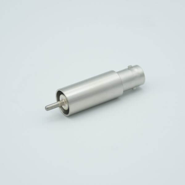 MPF - A0152-2-W SHV-5 Coaxial Feedthrough, 1 Pin, Grounded Shield, 0.495" Dia SS Weld Adapter, Without Air-side Connector