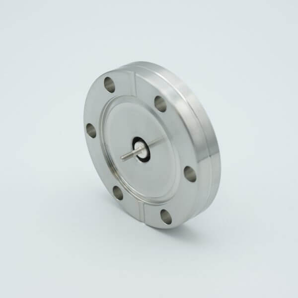 MPF - A0290-2-CF MHV Coaxial Feedthrough, 1 Pin, Grounded Shield, 2.75" Conflat Flange, Without Air-side Connector