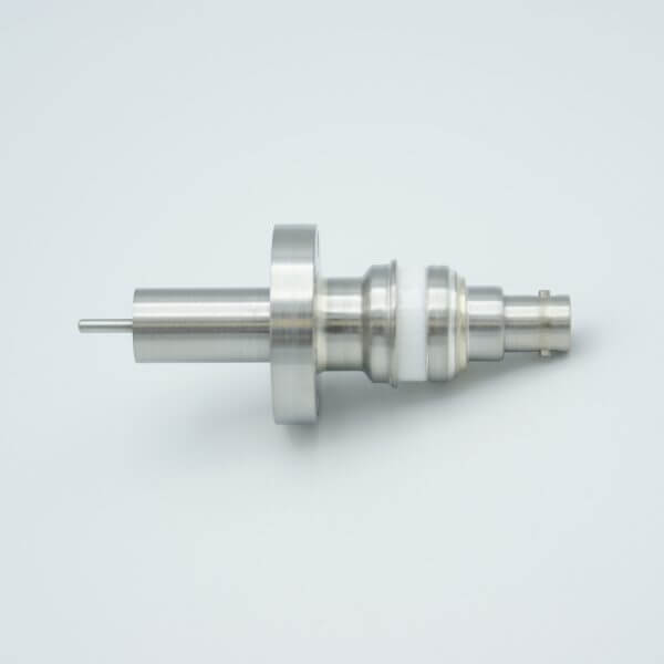 MPF - A0311-2-CF MHV Coaxial Feedthrough, 1 Pin, Floating Shield, 1.33" Conflat Flange, Without Air-side Connector