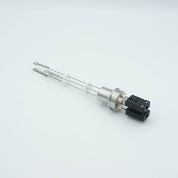Thermocouple Feedthrough, Type J, 2 Pairs, Miniature Connectors, 0.75" Dia Stainless Steel Weld Adapter