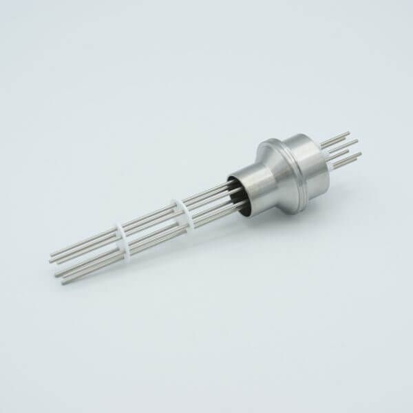 MPF - A0422-3-W Thermocouple Feedthrough, Type E, 3 Pairs, 0.75" Dia Stainless Steel Weld Adapter