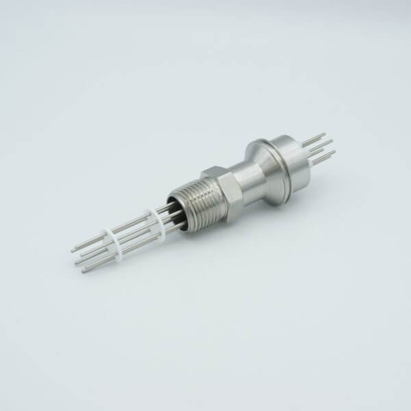 MPF - A0424-7-NPT Thermocouple Feedthrough, Type E, 3 Pairs, 0.5" NPT Fitting
