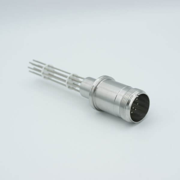 MPF - A0429-9-W MS Series, Thermocouple Feedthrough, Type K, 5 Pairs, w/ Air-side Connector, 0.75" Dia Stainless Steel Weld adapter