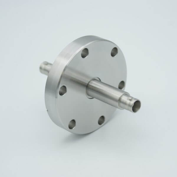 MPF - A0473-2-CF MHV Coaxial Feedthrough, 1 Pin, Grounded Shield, Double-Ended, 2.75" Conflat Flange