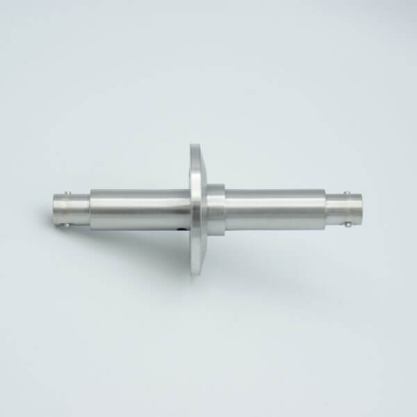 MPF - A0478-2-QF MHV Coaxial Feedthrough, 1 Pin, Grounded Shield, Double-Ended, 1.57" QF / KF Flange