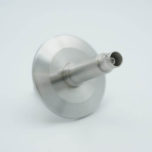 MPF - A0478-3-QF BNC Coaxial Feedthrough, 1 Pin, Grounded Shield, Double-Ended, 2.16" QF / KF Flange