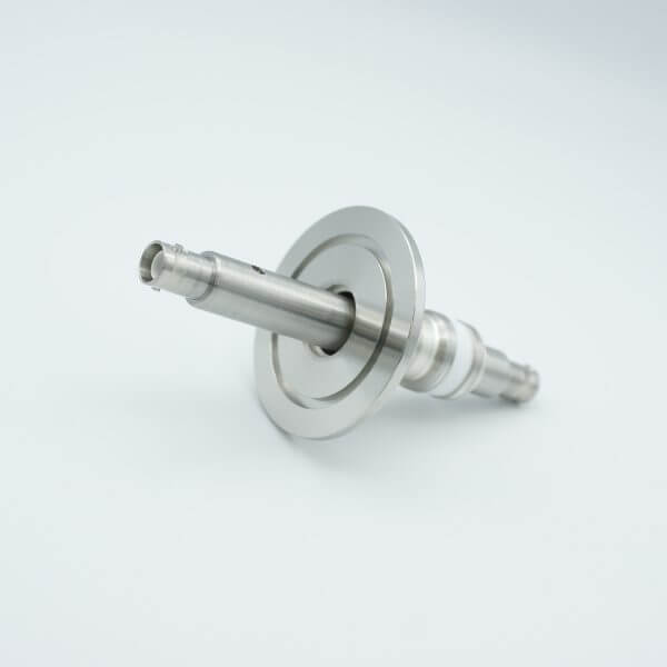 MPF - A0481-3-QF SHV-5 Coaxial Feedthrough, 1 Pin, Floating Shield, Double-Ended, 2.16" QF / KF Flange
