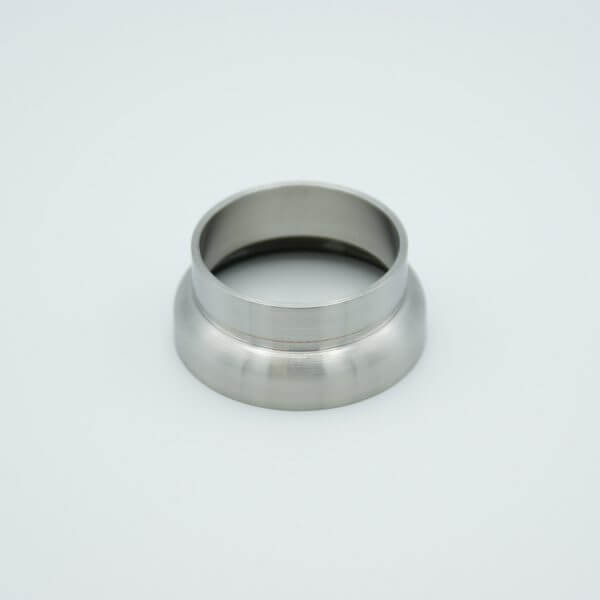 UHV Viewport, DUV Grade (Laser) Fused Silica, 1.37" View Dia, 1.50" Dia Stainless Steel Weld Adapter