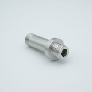 MPF - A0659-1-W Type-N Coaxial Feedthrough, 1 Pin, Grounded Shield, Double-Ended, 0.995" Dia SS Weld Adapter