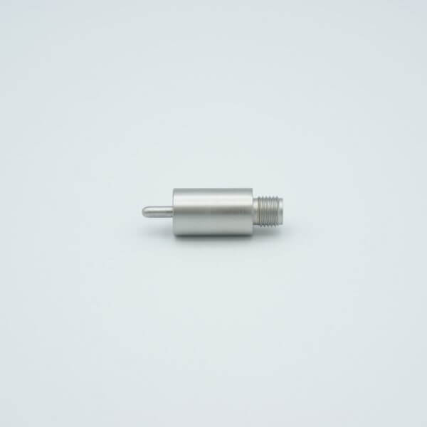 MPF - A0660-2-W SMA Coaxial Feedthrough, 1 Pin, Grounded Shield, 0.373" Dia SS Weld Adapter, Without Air-side Connector