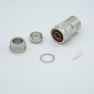 Type-N Coaxial Connector, Air-side, 500 Volts, 3 Amps