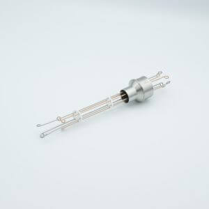 Thermocouple Feedthrough, Type T, 3 Pairs, Screw-type Connector, 0.75" Dia Stainless Steel Weld Adapter
