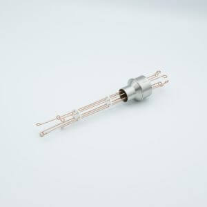 Thermocouple Feedthrough, Type R-S, 3 Pairs, Screw-type Connector, 0.75" Dia Stainless Steel Weld Adapter