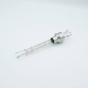 Thermocouple Feedthrough, Type N, 3 Pairs, Screw-type Connector, 0.75" Dia Stainless Steel Weld Adapter