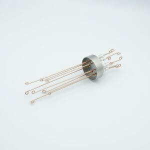 Thermocouple Feedthrough, Type R-S, 4 Pairs, Screw-type Connector, 1.50" Dia Stainless Steel Weld Adapter
