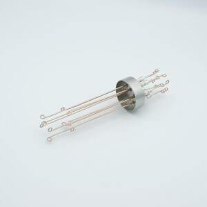 Thermocouple Feedthrough, Type R-S, 5 Pairs, Screw-type Connector, 1.50" Dia Stainless Steel Weld Adapter
