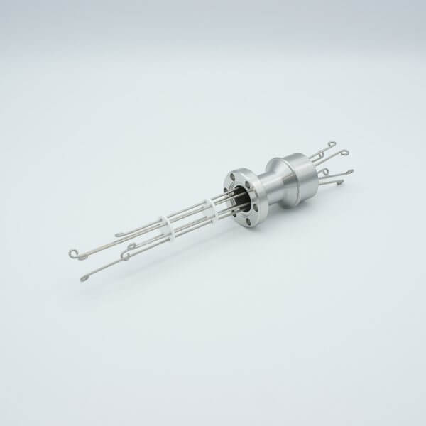 MPF - A0791-3-CF Thermocouple Feedthrough, Type N, 3 Pairs, Screw-type Connector, 1.33" Conflat Flange