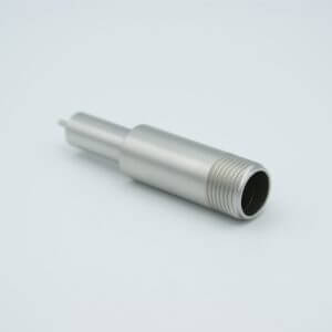 MPF - A0836-1-W SHV-B (Bakeable) Coaxial Feedthrough, 1 Pin, Grounded Shield, 0.495" Dia SS Weld Adapter