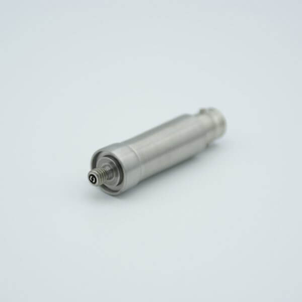 BNC-Microdot Crystal Sensor Feedthrough, 1 Pin, Grounded Shield, 0.528" Dia SS Weld Adapter