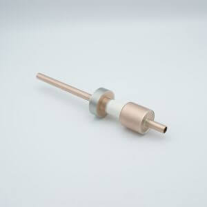 MPF - A0993-1-W RF Power Feedthrough, 35KW, 10KV @ 13.56 MHz, Water Cooled, 1.50" Weld Adapter