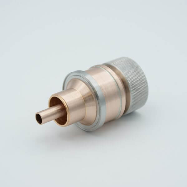 MPF - A10022-1-W 7/16" DIN Coaxial Feedthrough, 50ohm, DC to 7.5 GHz, 2700 VRMS, 100 Watts, 0.275" Copper Conductor, 1.375" Weld Adapter