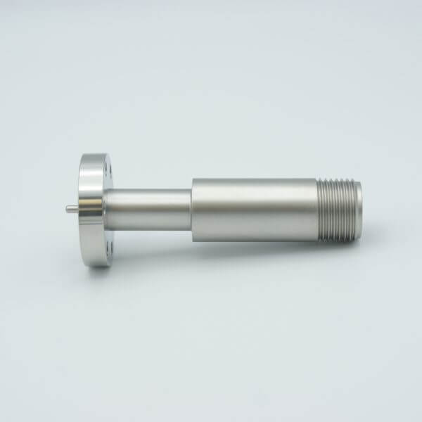 MPF - A1051-1-CF SHV-B (Bakeable) Coaxial Feedthrough, 1 Pin, Grounded Shield, 1.33" Conflat Flange