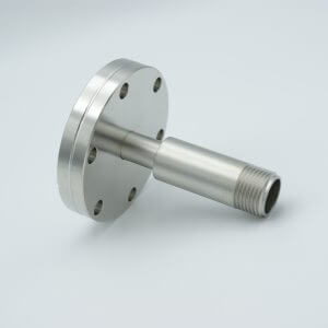 MPF - A1051-2-CF SHV-B (Bakeable) Coaxial Feedthrough, 1 Pin, Grounded Shield, 2.75" Conflat Flange