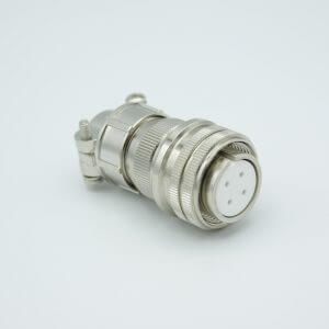 MPF - A1183-1-CN MS Series Vacuum Side Connector, 2 Pair Thermocouple, Type J, Accepts 0.056" Dia. Pins