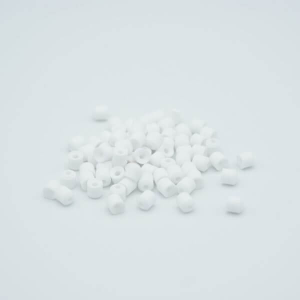 MPF - A1429-3-C Alumina Bead, In-Vacuum, Accepts 0.050" Dia Wire, Package = 1 Foot Length