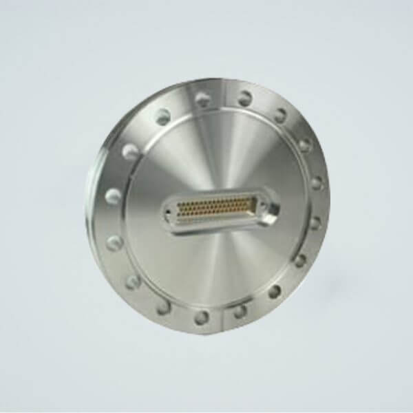 MPF - A1557-4-CF Subminiature D-type Multipin Feedthrough, 50 Pins, 500 Volts, 5 Amps per Pin, 6.00" Conflat Flange