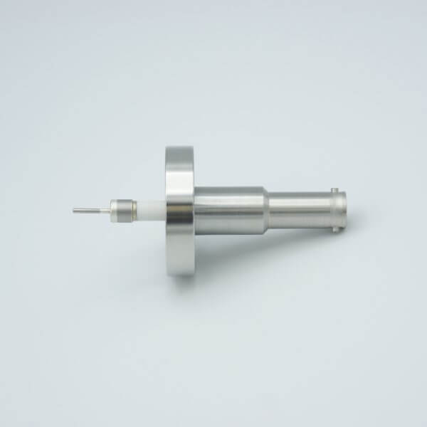 MPF - A1601-1-CF SHV-10 Coaxial Feedthrough, 1 Pin, Grounded Shield, Exposed Insulator, 1.33" Conflat Flange