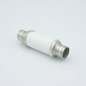 MPF - A1743-1-W Ceramic Break, 30KV Isolation, 0.75" Dia Stainless Steel Tube Adapters
