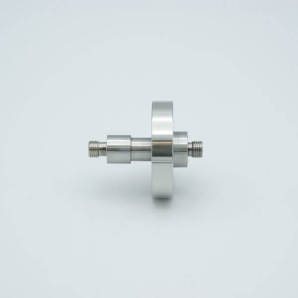 MPF - A1835-1-CF SMA Coaxial Feedthrough, 50 Ohm Matched Impedance, 1 Pin, Grounded Shield, Double-Ended, 1.33" Conflat Flange