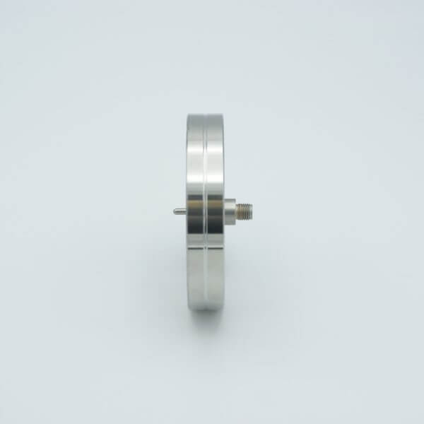 MPF - A1911-3-CF SMA Coaxial Feedthrough, 1 Pin, Grounded Shield, 2.75" Conflat Flange, Without Air-side Connector