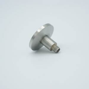 MPF - A1920-2-QF SMA Coaxial Feedthrough, 1 Pin, Grounded Shield, 1.18" QF / KF Flange, Without Air-side Connector