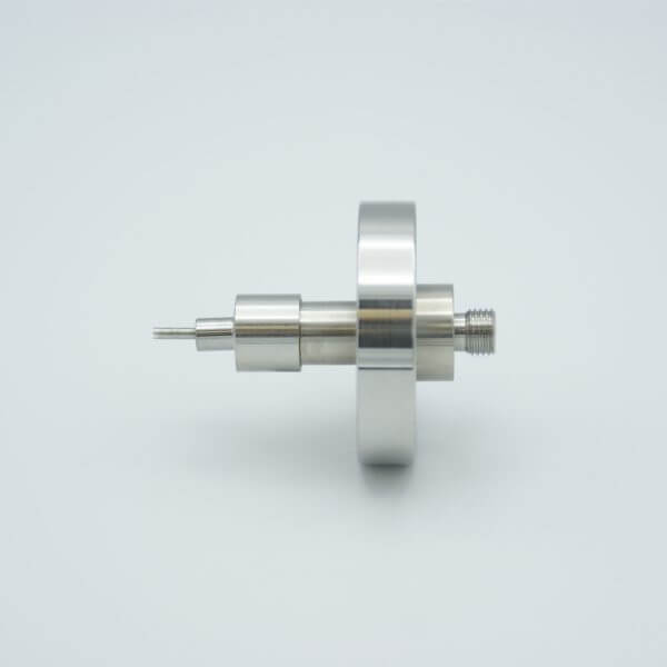 MPF -A1921-1-CF SMA Coaxial Feedthrough, 50 Ohm Matched Impedance, 1 Pin, Grounded Shield, 1.33" Conflat Flange