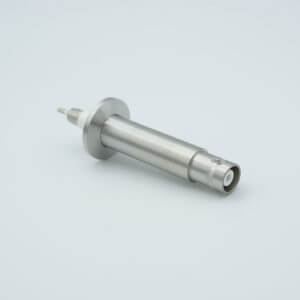 MPF -A2094-1-QF SHV-20 Coaxial Feedthrough, 1 Pin, Grounded Shield, Exposed Insulator, 1.18" QuickFlange