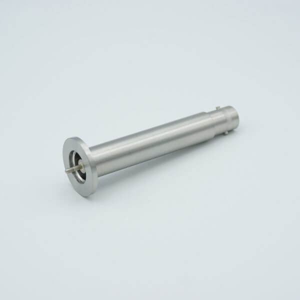 MPF - A2096-3-QF SHV-20 Coaxial Feedthrough, 1 Pin, Grounded Shield, 1.18" QuickFlange, Without Air-side Connector