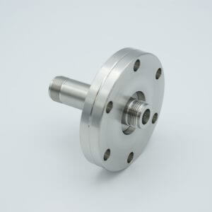 MPF - A2262-1-CF Type-N Coaxial Feedthrough, 1 Pin, Grounded Shield, Double-Ended, 2.75" Conflat Flange