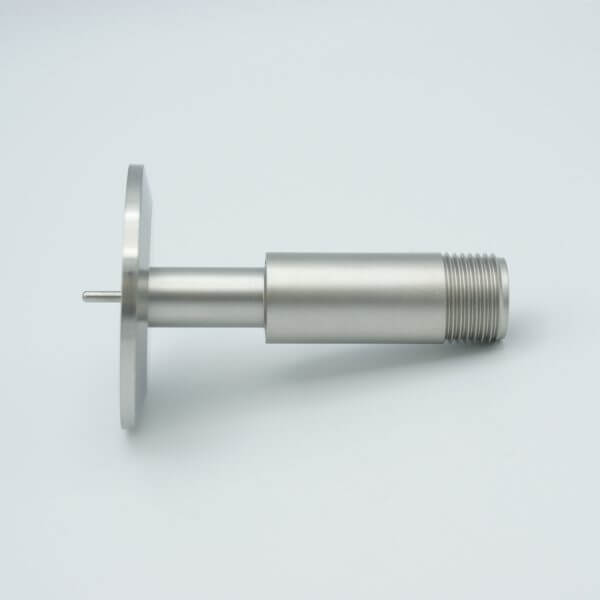 MPF - A2611-2-QF SHV-B (Bakeable) Coaxial Feedthrough, 1 Pin, Grounded Shield, 2.16" QF / KF Flange